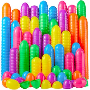 Ovos de Páscoa JOYIN 200 peças de casca de ovo de plástico preenchível de 2,3 cm