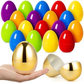Ovos de Páscoa V-Opitos Big Fillable Plastic 9 cm 38 unidades 7 cores