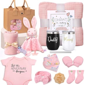 Conjunto de presentes Oazoxro New Mom para mulheres com copo para mães pela primeira vez