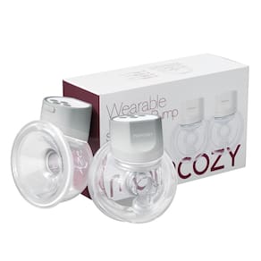 Bomba de mama vestível Momcozy S12 Pro com flange DoubleFit de 24 mm