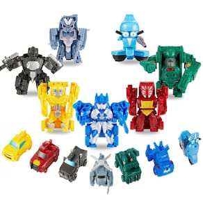 Toy EDPOFUL Mini Car Robot 2 em 1, modelo 7 peças para meninos de 5 a 12 anos