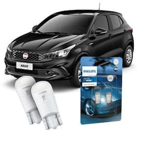 Par Lâmpada Led Farolete Fiat Argo Philips Ultinon
