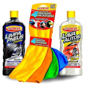 Kit Lavagem Especial Luxcar 3 Itens - Luxcar