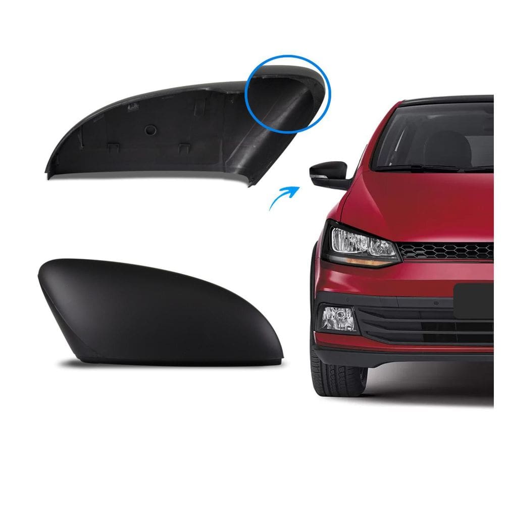 Capa Espelho Retrovisor Vw Gol Gvi 12/ Fox / Up Com Pisca Ld