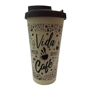 Copo Térmico 500 Ml Cerigrafado - A Vida Começa