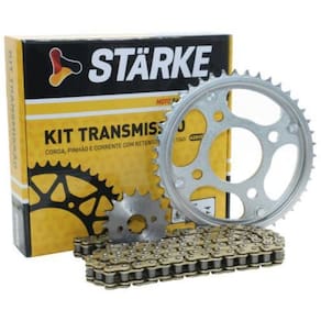 Kit Transmissão Relação Moto Cg Titan 150 Fan 150 C/Retentor