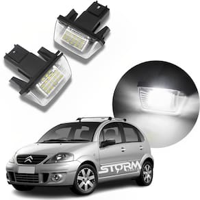 Par Luz Placa Led Lanterna Para Citroen C3 2003 A 2012 Kit