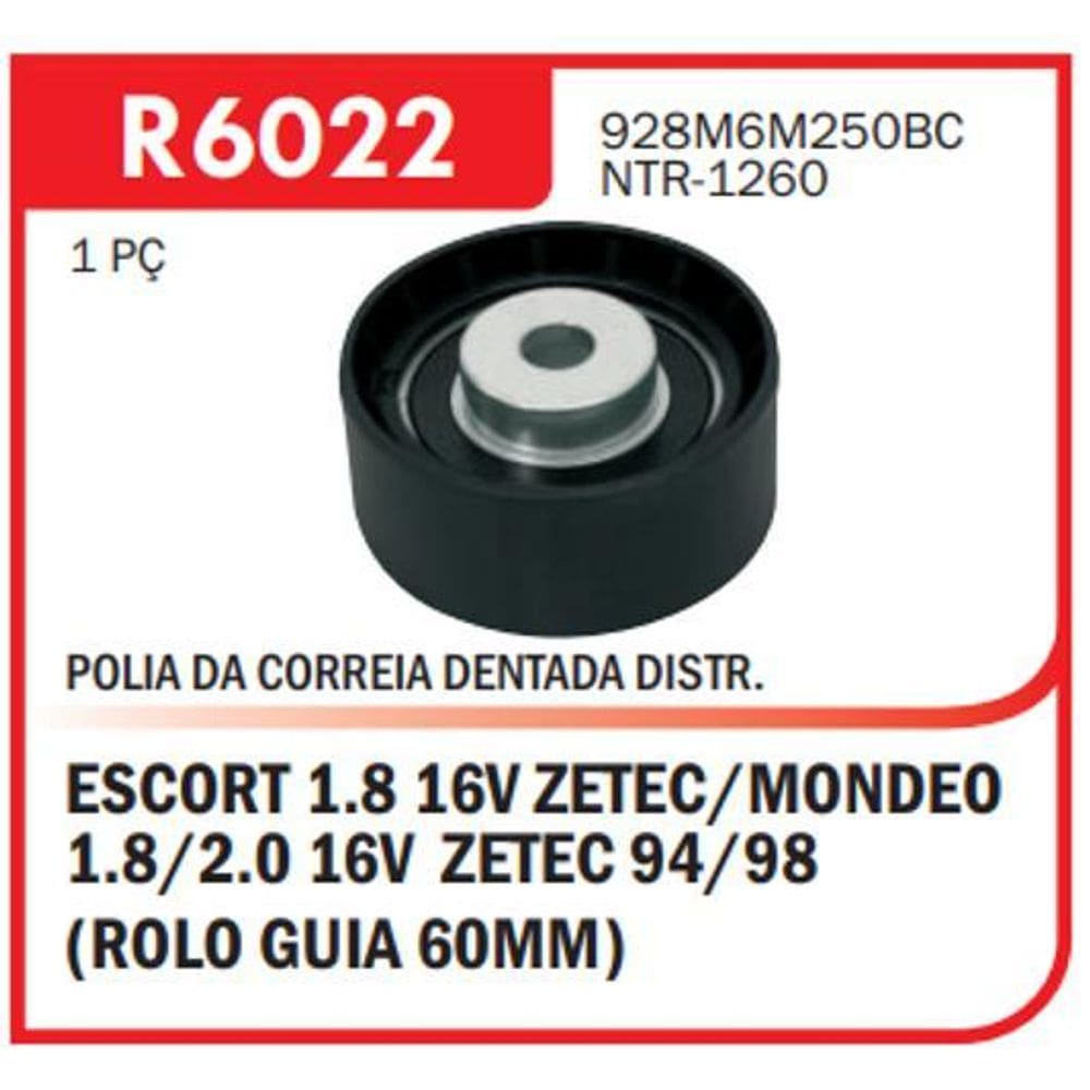 Polia Da Correia Dentada Escort, Mondeo 928M6M250Bc 60Mm Cwb