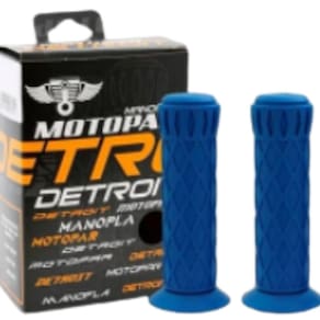 Luva Manopla Do Acelerador Detroit Titan Fan Ybr Azul