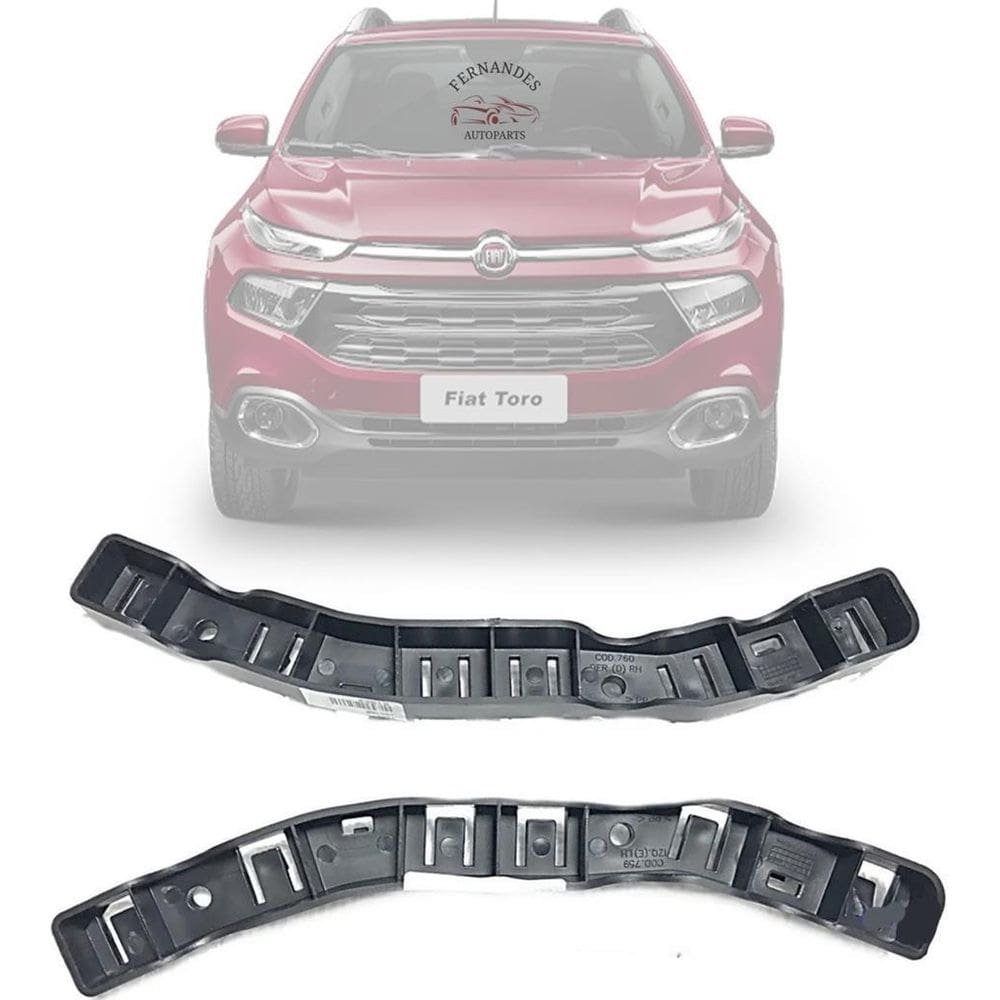 Guia Suporte Parachoque Dianteiro Fiat Toro Par