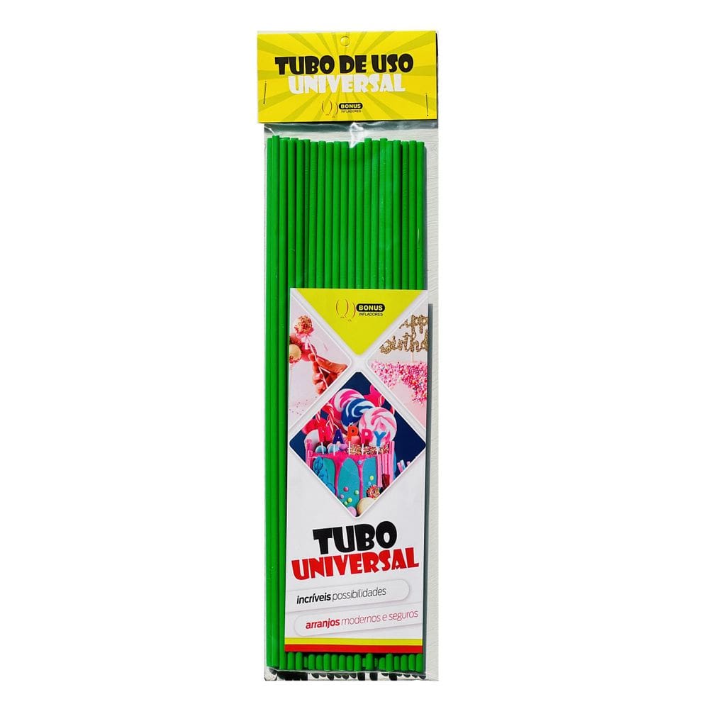 Tubo Universal - Bonus Infladores - Verde Com 25U