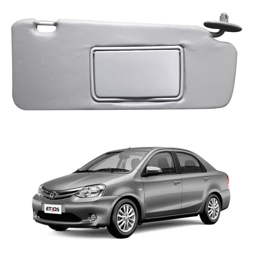 Quebra Sol Com Espelho Etios Sedan/ Hatch 2012/. Ld Direito
