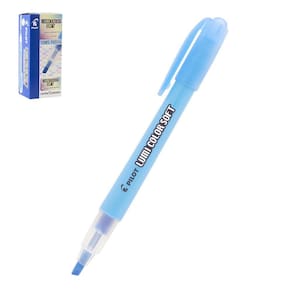 Marca Texto Pilot Lumi Color Soft Azul Pastel Com 12Un