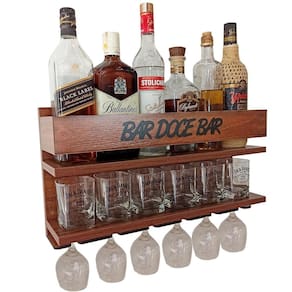 Barzinho De Parede Whisky Gin Vodka Bacardi Bar Doce Bar Im