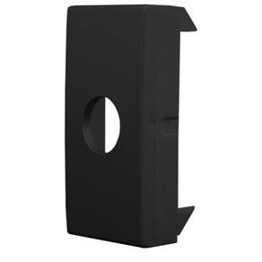 Inova Class Modulo Com Furo Preto Ebano Fosco