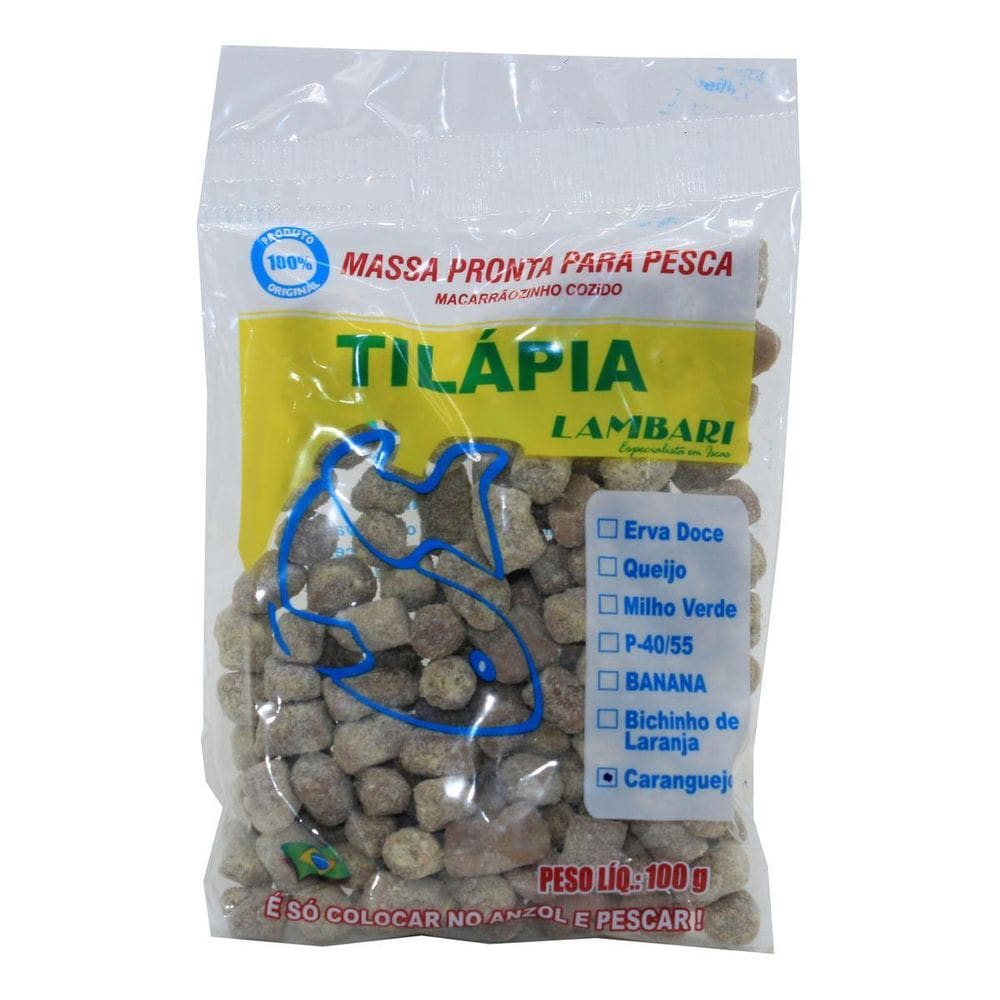 Massa Pesca Sabor Caranguejo Isca Tilapia Pesqueiro Rio Lago