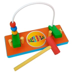 Brinquedo De Madeira Bate Bola
