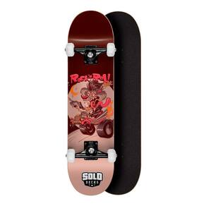 Skate Montado Profissional Solo Decks Serie Music Púrpura
