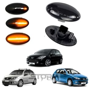 Pisca Seta Sequencial Peugeot 206 207 307 Citroen C3 Par Led