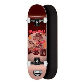 Skate Montado Profissional Solo Decks Serie Music Púrpura