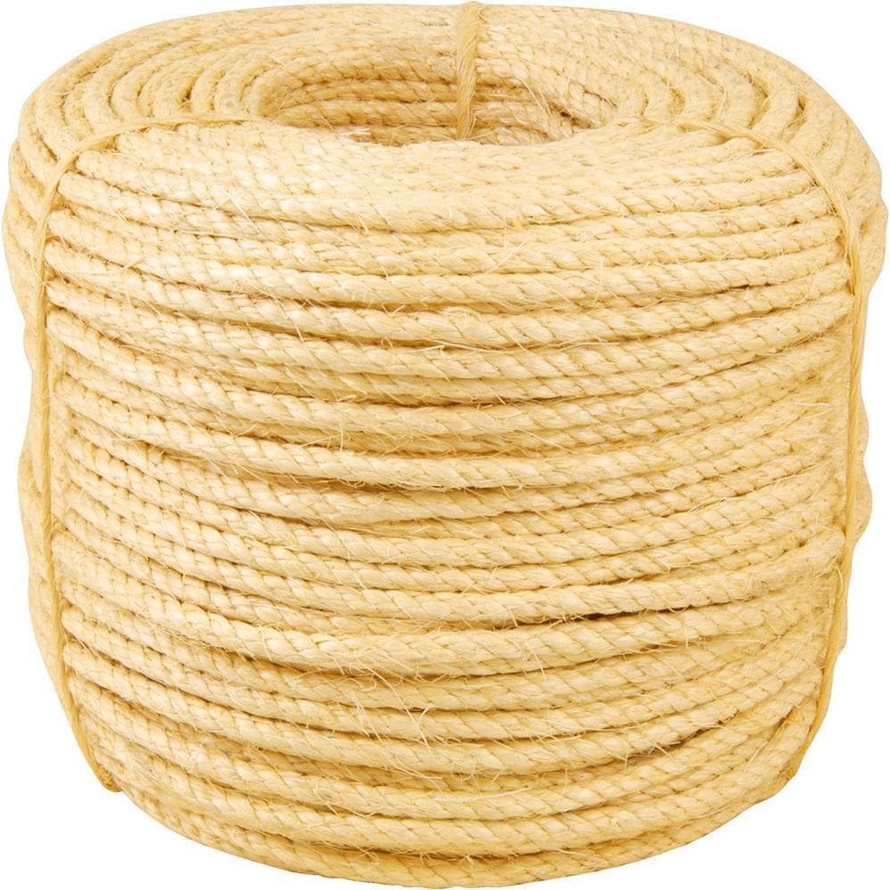 Corda Sisal Torcida 10,0Mm 15,5Kg 220 Metros Natural Vonder