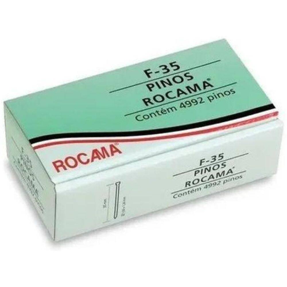 Pinos F-35 Caixa Com 4992 Pinos - Rocama