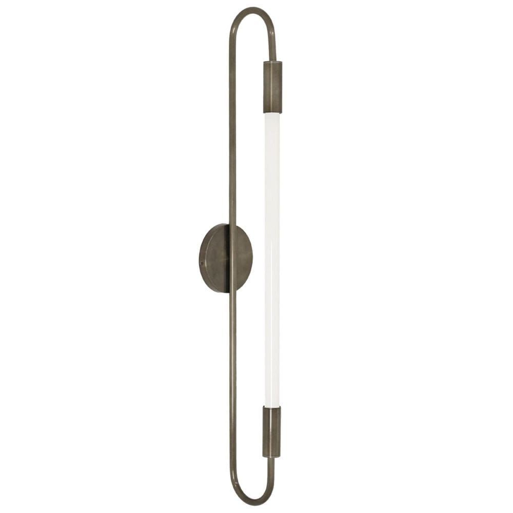 Arandela Plafon Parede Teto Sabre Tubular Quarto Bronze T8