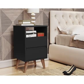 Estilo Retrô Mesa De Cabeceira Classic Com Pés Palito