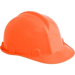 Capacete Laranja Vonder Com Aba Frontal