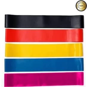 5 Mini Band Elastico Academia Fit Treino Funcional Exercício