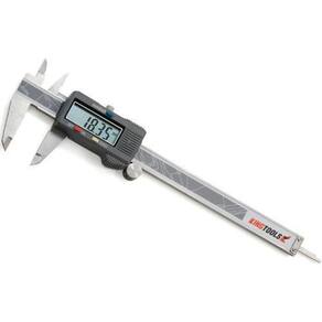 Paquímetro Digital Com Dígitos Grandes King Tools