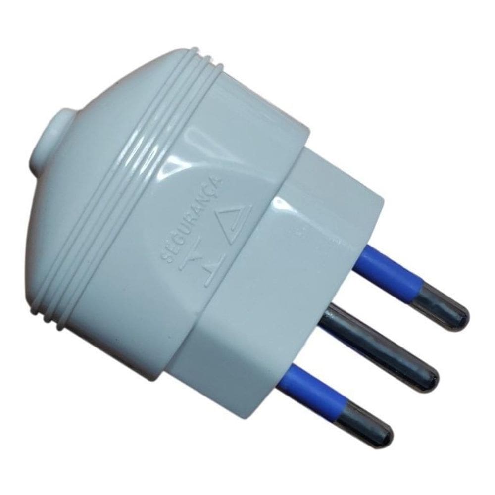 Tomada Plug Macho 3 Pinos 10 A
