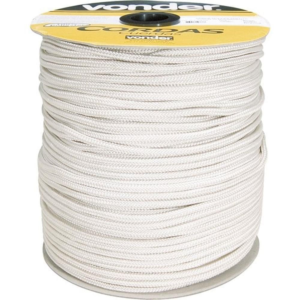Corda Multifilamento Trançada 8 Mm X 228 M Branca Vonder