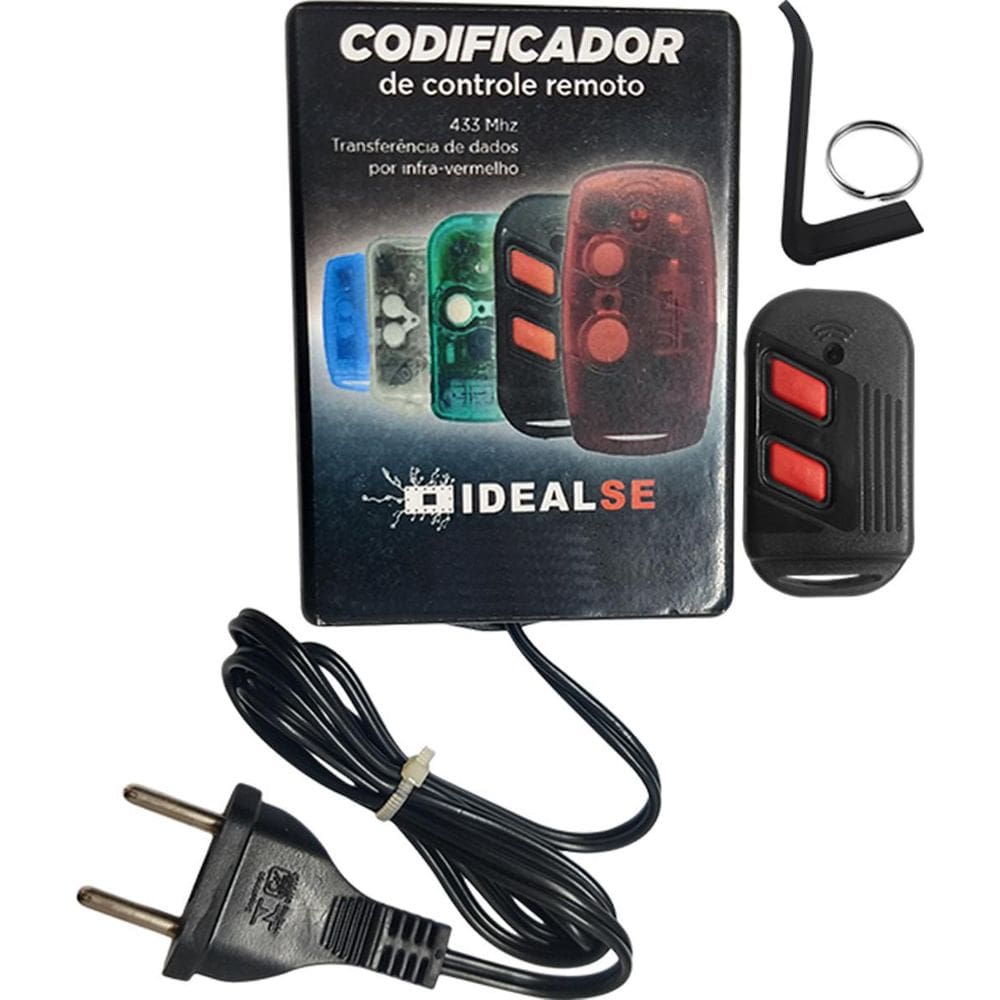 Kit Codificador Idealse Bivolt + 10 Controles Regravável