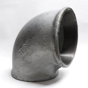 Cotovelo Joelho Conexão De Ferro Galvanizado 90º- X 5