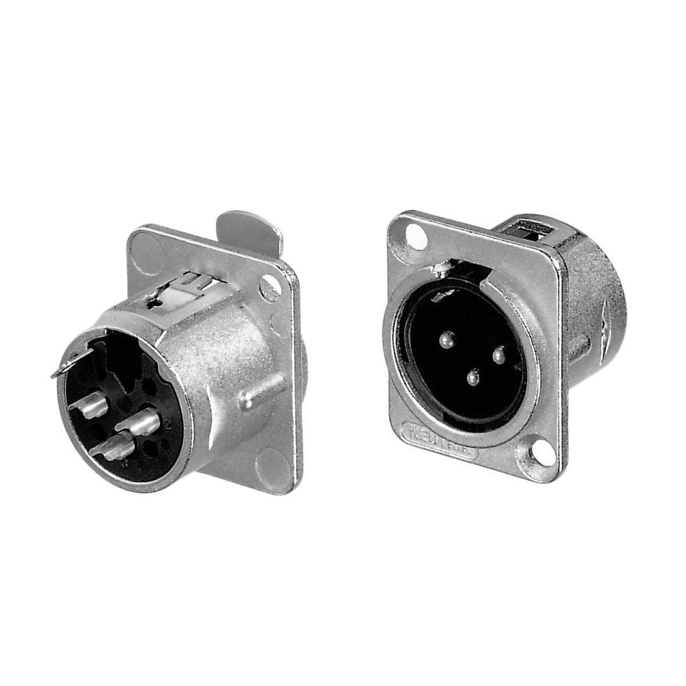 Conector Neutrik Nc3Md-L-1  Xlr Painel Macho 3 Polos