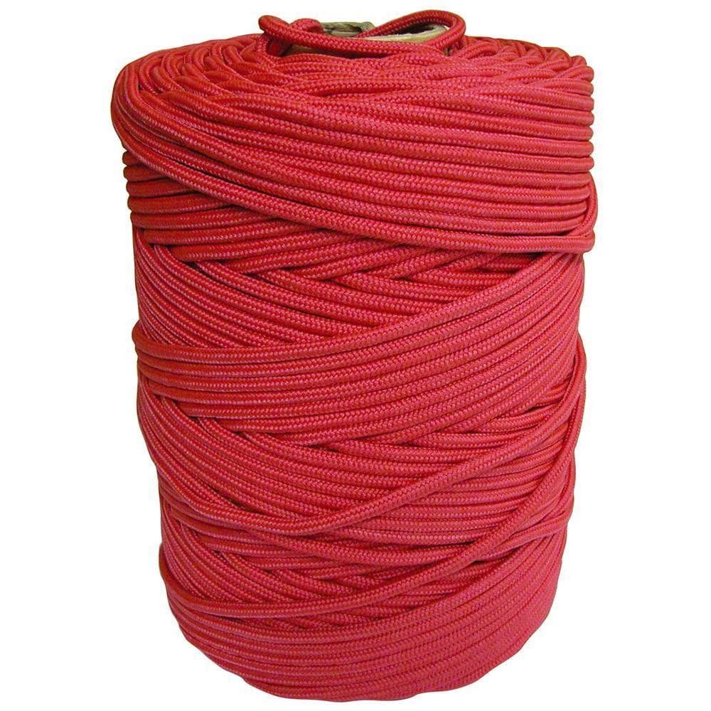 Corda Multifilamento Trançada 5,0Mm 4,0Kg 356 Metros Vermelh
