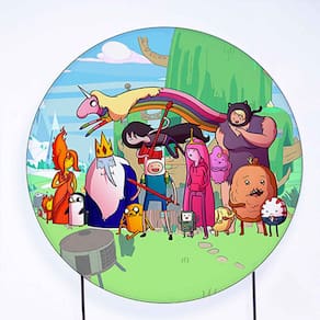 Painel Decorativo para Festa Redondo Vesti Fácil com Elástico Hora da Aventura - Fera Print