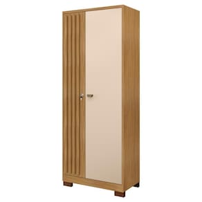 Armario Multiuso 2 Portas Versa 11686 71 Cm Carvalho Am Off White Incp