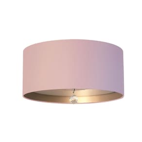 Luminária De Teto Plafon Interna Bronze 30X15Cm