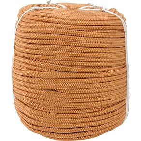Corda Multifilamento Trançada 8,0Mm 6,1Kg 165 Metros Ouro Po