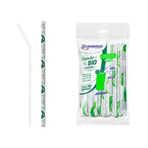 Canudo Bio Flex Sache 6mm c/100 - Strawplast