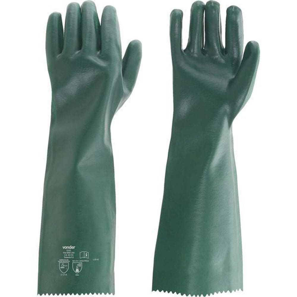 Luva Pvc Lisa Com Forro 56Cm Plv0056 Com 5 Pares - Vonder