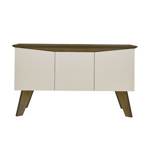 Buffet Aparador 3P Bordas Invertidas Pinho Off White ARLY