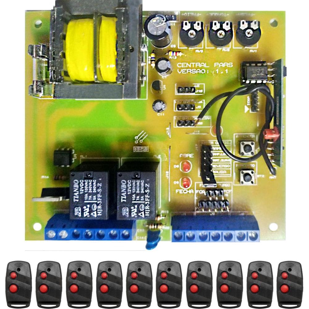Kit 1 Central De Comando Pars + 10 Ctrls Code Learning 5001