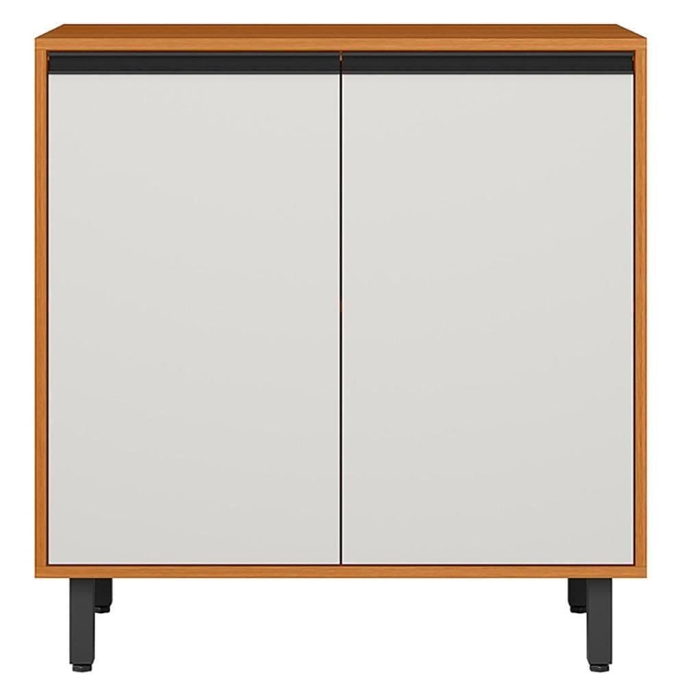 Balcao Com Tampo 2 Portas 80 Cm 12639 Raven Freijo Off White Pln