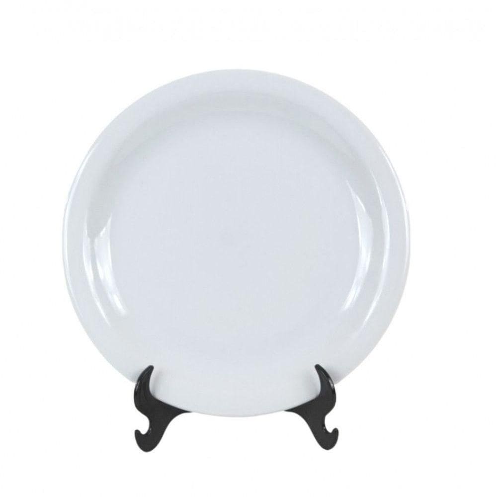 Kit 11 Pratos Raso De Mesa Jantar Ceramica Porcelart 2 Linha