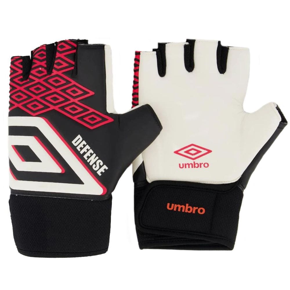 Luva De Goleiro Umbro Defense - Preto e Rosa