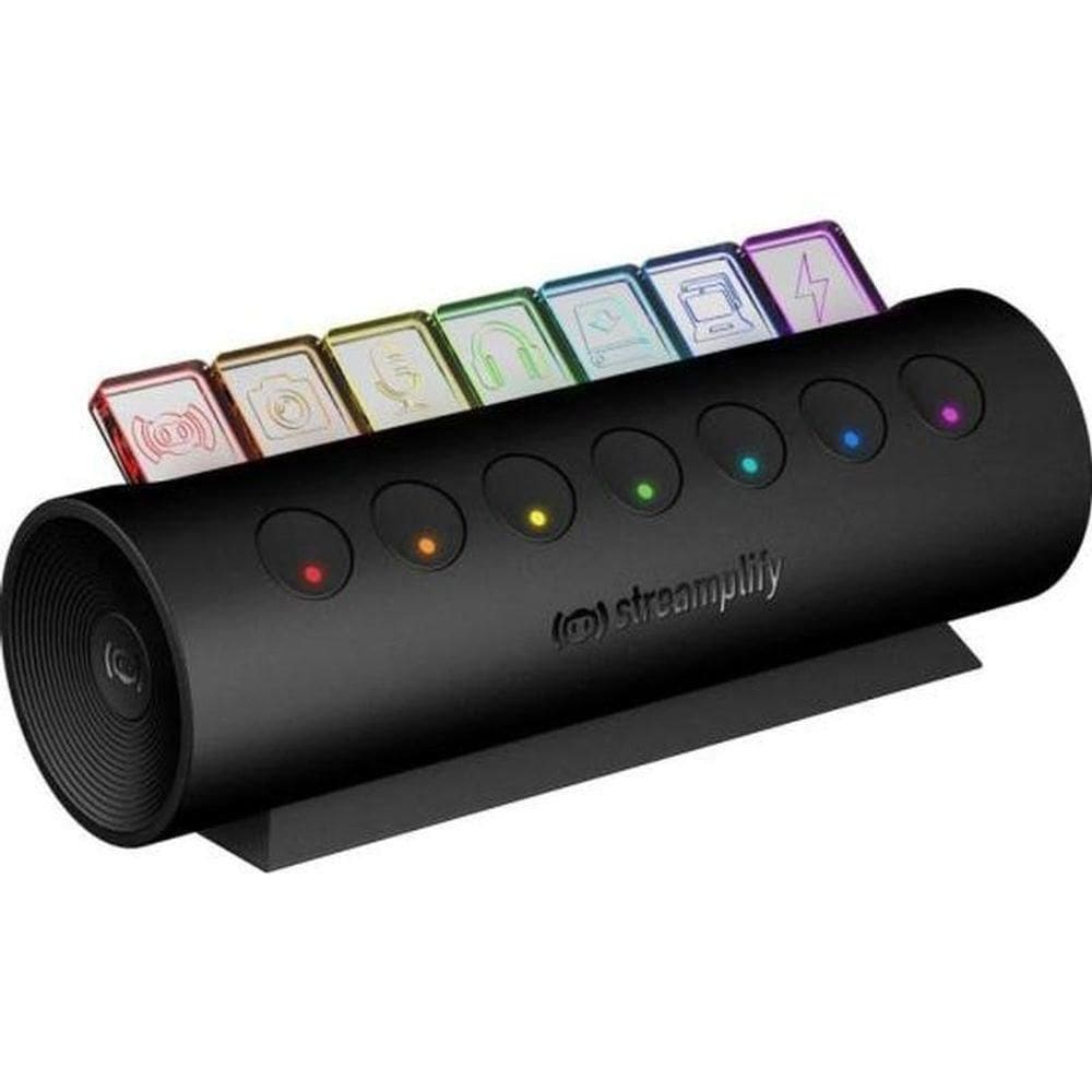 Hub Usb 7 Portas Streamplify Ctrl 7 Preto Rgb