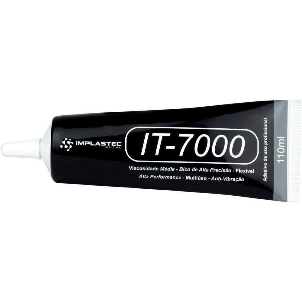 Cola Para Tela It7000 Preta 110ml